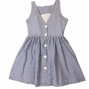 American Apparel Striped Cotton Mini Dress